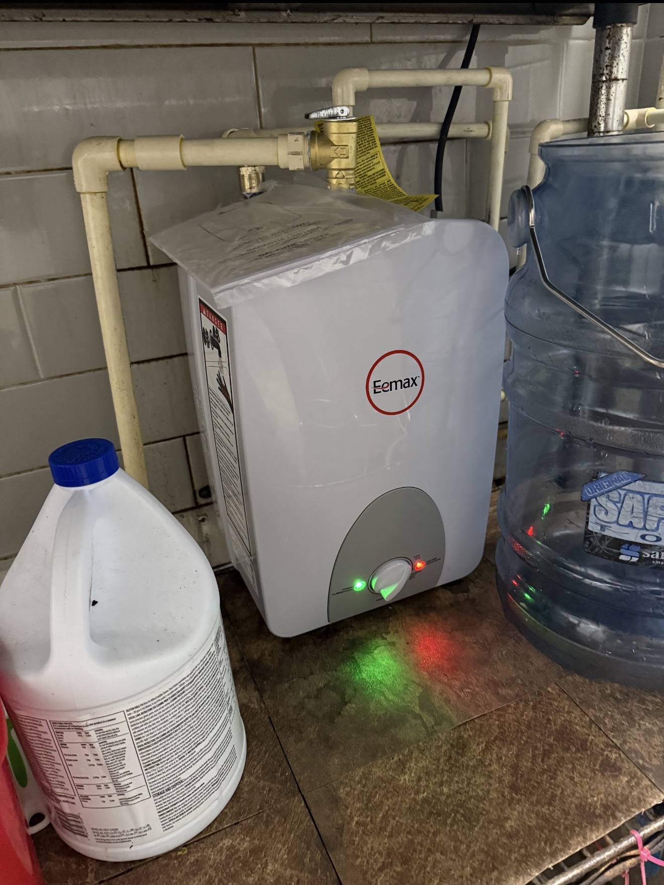 Tankless water heater install by Powells Plumbing Co